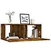 Mobile Tv Rovere Fumo 80x30x30 Cm In Legno Multistrato - Foto miniatura 3