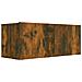 Mobile Tv Rovere Fumo 80x30x30 Cm In Legno Multistrato - Foto miniatura 1