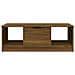Tavolino Salotto Rovere Marrone 102x50x36 Cm Legno Multistrato - Foto miniatura 2