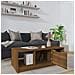 Tavolino Salotto Rovere Marrone 102x50x36 Cm Legno Multistrato - Foto miniatura 6