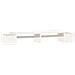 Supporto Per Monitor Bianco100x27,5x15cm Legno Massello Di Pino - Foto miniatura 2