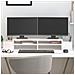 Supporto Per Monitor Bianco100x27,5x15cm Legno Massello Di Pino - Foto miniatura 1