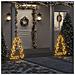 Decorazione Luminosa Natale Picchetti Terra Albero 115led 90cm - Foto miniatura 1