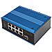 Switch di rete Fast Ethernet a 8 porte, industriale, non gestito, 1 Uplink SFP - Foto miniatura 1