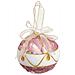 Palle Di Natale Bianco Rosa Polyfoam Tessuto 8 X 8 X 8 Cm (4 Unità) - Foto miniatura 1