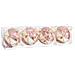 Palle Di Natale Bianco Rosa Polyfoam Tessuto 8 X 8 X 8 Cm (4 Unità) - Foto miniatura 2