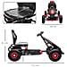 Go Kart A Pedali Per Bambini Da 5-12 Anni Con Sedile Regolabile E Ruote In Gonfiabili, Rosso - Foto miniatura 2