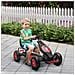 Go Kart A Pedali Per Bambini Da 5-12 Anni Con Sedile Regolabile E Ruote In Gonfiabili, Rosso - Foto miniatura 3