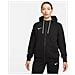 Felpa Con Cappuccio Full Zip Cw6955-010 Donna Taglia L Colore Nero - Foto miniatura 1