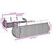 Set Divano da Giardino 8 pz con Cuscini Grigio in Polyrattan - Foto miniatura 6