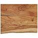 Mensola A Muro 40x30x3,8cm Rettangolare Legno Acacia Bordi Vivi - Foto miniatura 2