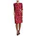 Abito Tubino Con Stampa Floreale Papaveri Multicolor - It38 - Xs - Foto miniatura 1