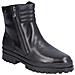 Black Casual Closed Ladies Mid Height Boots Stivaletti Pelle Scarpe Donna Nero Eu 37, Z5452-00 - Foto miniatura 1