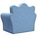 Divano Letto per Bambini Blu in Morbido Peluche - Foto miniatura 3