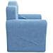 Divano Letto per Bambini Blu in Morbido Peluche - Foto miniatura 5