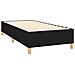 Letto a Molle con Materasso e LED Nero 100x200 cm in Tessuto - Foto miniatura 2