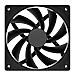 RF-Q12SF-B2 sistema di raffreddamento per computer Case per computer Ventilatore 12 cm Nero 1 pz - Foto miniatura 5