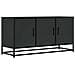 Mobile Tv Nero 100x35x50 Cm In Truciolato E Metallo - Foto miniatura 2