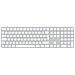 Magic tastiera Universale USB + Bluetooth QWERTY Inglese UK Bianco - Foto miniatura 1