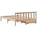 Letto senza Materasso 120x190 cm in Legno Massello di Pino - Foto miniatura 2