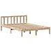 Letto senza Materasso 120x190 cm in Legno Massello di Pino - Foto miniatura 10