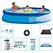 Piscina Fuori Terra - In Giro - 366x76 Cm - Blu - Include Accessori Coordinati A1035 - Foto miniatura 1
