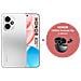 400 5G 512GB 8GB Ram Display 6.55" Main Camera 200MP USB Type-C Dual nanoSim Android Snapdragon: 7 Gen 3 5300mAh Meteor Silver + Choice Earbuds Clip (Kit) - Foto miniatura 1