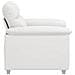 Poltrona Bianca 60 cm in Similpelle - Foto miniatura 5
