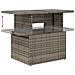 Set Divano da Giardino 6 pz con Cuscini Grigio in Polyrattan - Foto miniatura 7