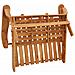 Set Salotto da Giardino Adirondack 3pz Legno Massello di Acacia - Foto miniatura 6