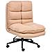 Sedia Da Ufficio Addison Bouclé Rosa Pesca - Foto miniatura 4