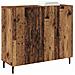 Credenza Marrone 90 x 34 x 80 cm Legno multistrato - Foto miniatura 3