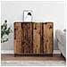 Credenza Marrone 90 x 34 x 80 cm Legno multistrato - Foto miniatura 4