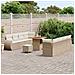 Set Divano da Giardino 11 pcs Beige Poly Rattan - Foto miniatura 3