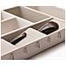 Viva Set 7 Pezzi Organizer Modulare Per Trucco Da Cassetto Vassoi Impilabili Con Portapennelli Colore Grigio 44.2 X 26.8 Cm - Foto miniatura 3