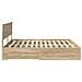 Struttura del letto con testiera Rovere Sonoma 200 x 200 cm - Foto miniatura 9