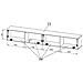 Sindia - Mobile Porta Tv Modulabile, 200x29.8x30.5h Cm Beige - Foto miniatura 3