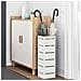 Supporto per Ombrellone Bianco 15.5 x 15.5 x 49 cm Metallo - Foto miniatura 3