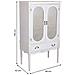 Armadio In Legno Bianco 80x42x140h - Foto miniatura 5