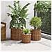 Cesto per Piante con archiviazione 3 pcs Marrone Rattan Kubu - Foto miniatura 3