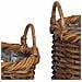 Cesto per Piante con archiviazione 3 pcs Marrone Rattan Kubu - Foto miniatura 7