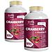 Cranberry + Vitamina C 650 Compresse - Mirtillo Rosso e Vitamina C - Vie Urinarie, Drenaggio e Azione Antiossidante (Confezione doppia) - Foto miniatura 1