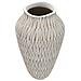 Vaso Decorativo Vkh676-bianco-poliresina-22x22x44 Cm - Foto miniatura 2