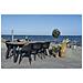 Set 2 Sedie Da Pranzo Roda Nera Con Struttura In Metallo Nero - Foto miniatura 7