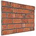 Pannelli da parete 10 pcs Terracotta 100 x 50 cm Schiuma EPS - Foto miniatura 1