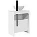 Mobile da bagno con lavabo Bianco 54 x 35 x 83 cm - Foto miniatura 6