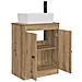 Mobile da bagno con lavabo Rovere Artigianale 54 x 35 x 83 cm - Foto miniatura 6