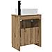 Mobile da bagno con lavabo Rovere Artigianale 54 x 35 x 83 cm - Foto miniatura 7