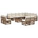 Set Divano da Giardino 13 pcs Beige polyrattan - Foto miniatura 1
