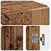 Mobile per scarpe ALKMAAR 59,5 x 39,5 x 90 cm Legno antico - Foto miniatura 7